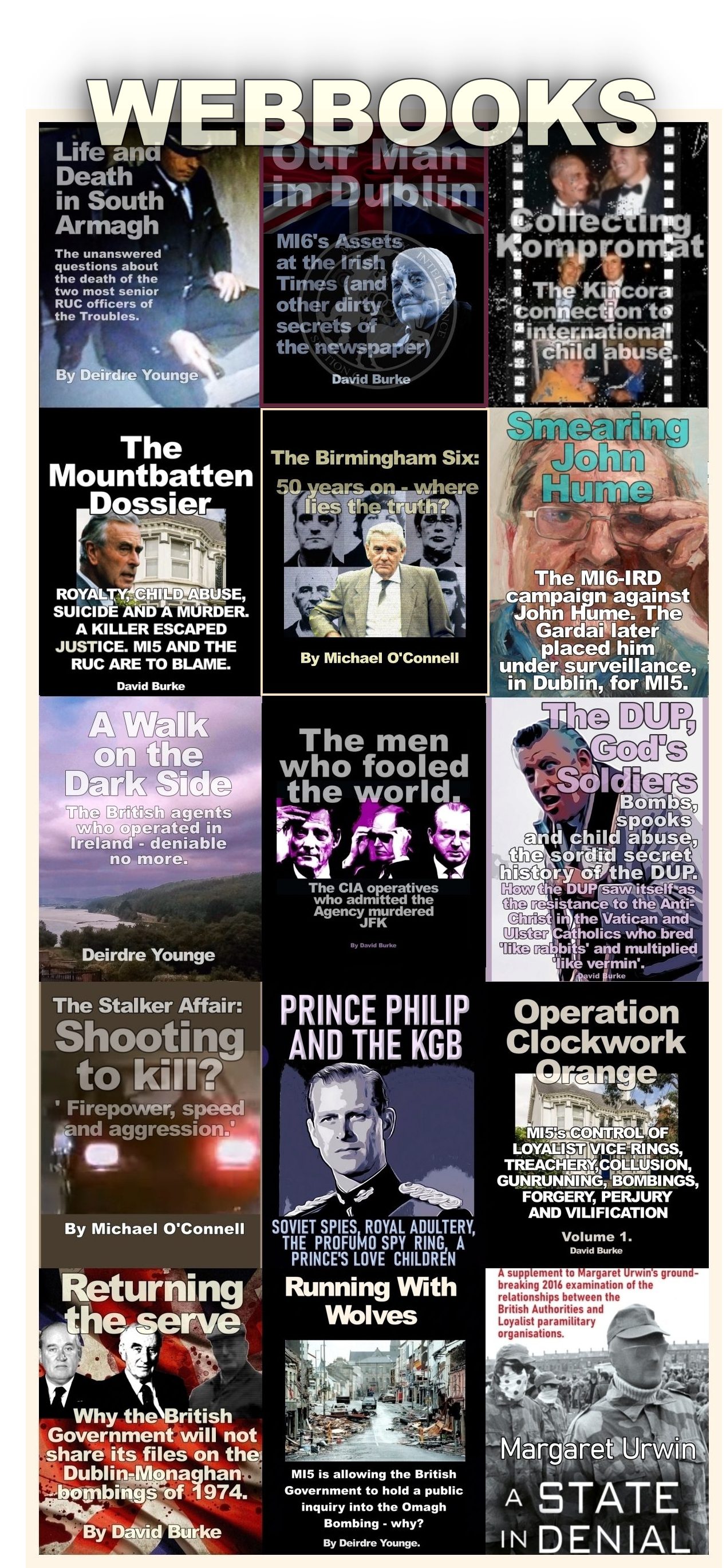 Covert History’s ‘Webbooks’